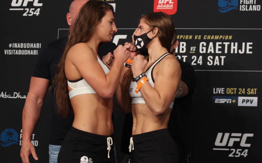 Видео боя Лиана Джоджуа - Миранда Мэверик UFC 254