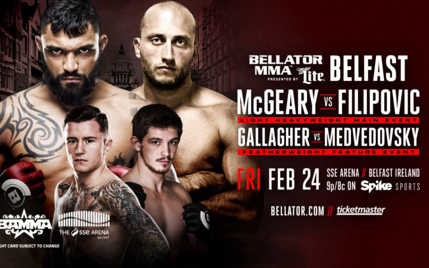 Прямая трансляция Bellator 173 Лиам Макгири - Владимир Филипович