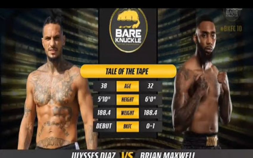 Видео боя Улиссес Диас - Брайан Максвелл BKFC 10