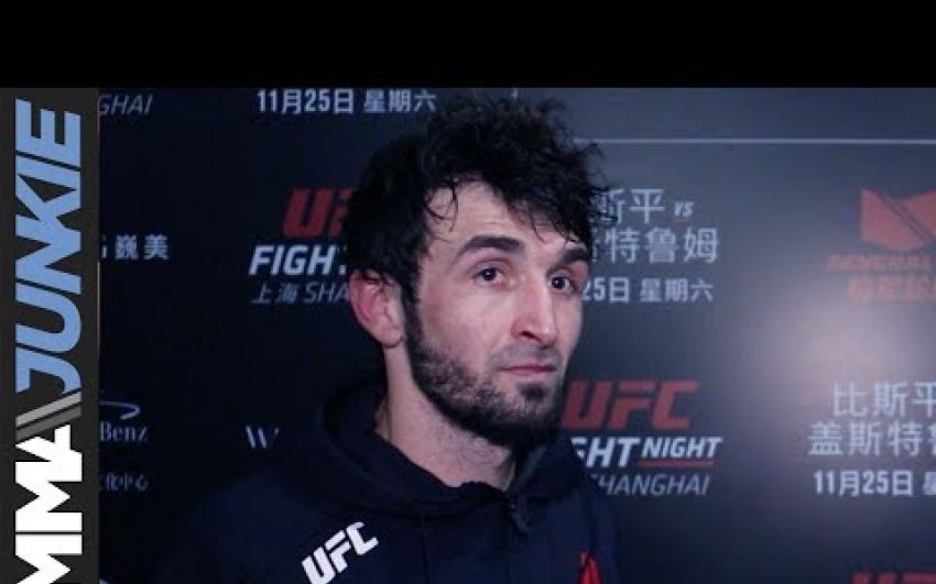 Интервью Забита Магомедшарипова после победы на UFC Fight Night 122