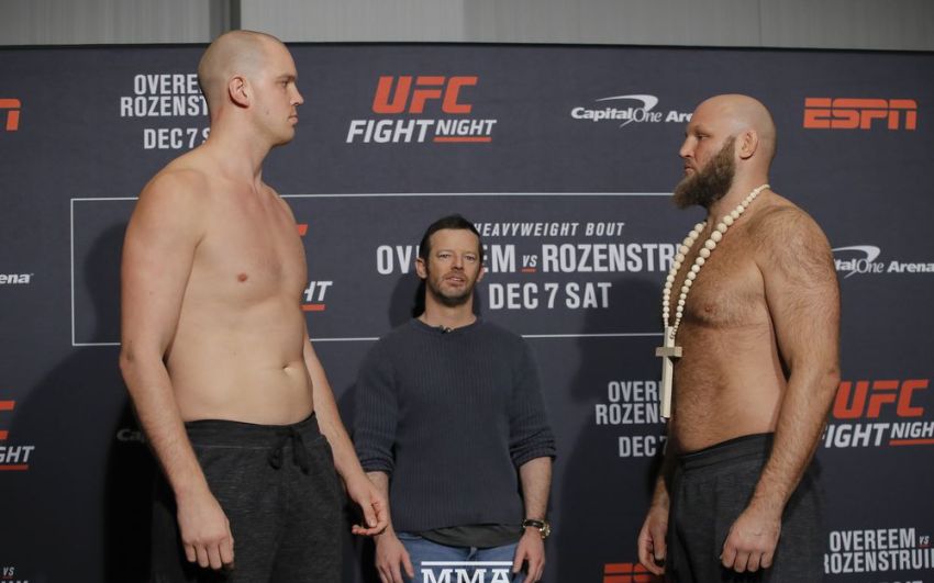 Видео боя Бен Ротвелл - Стефан Штруве UFC on ESPN 7