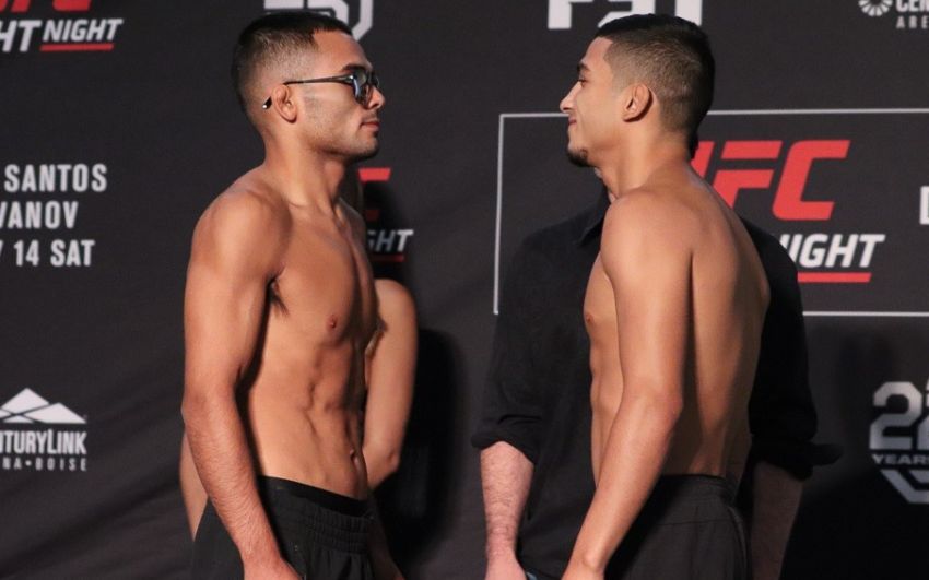 Видео боя Марк Де Ла Роса - Элиас Гарсия UFC Fight Night 133