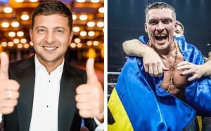 Александр Усик: "Зеленский – шестой президент Украины, но для меня - первый"