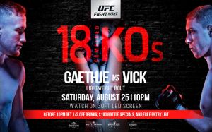 Прямая трансляция UFC Fight Nights 135: Джастин Гэтжи - Джеймс Вик