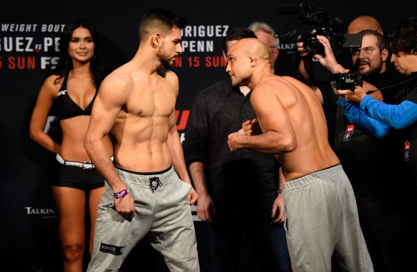 Результаты турнира UFC Fight Night 103: Яир Родригес - Би Джей Пенн