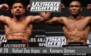 Видео боя Рафаэль Дос Аньос - Камару Усман The Ultimate Fighters 28: Finale