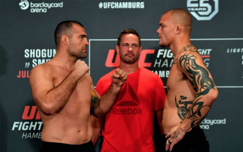 Видео взвешивания участников турнира UFC Fight Night 134: Руа - Смит