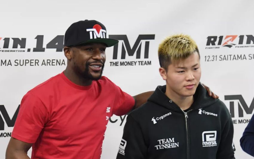 Результаты турнира RIZIN 14: Флойд Мейвезер - Теншин Насукава