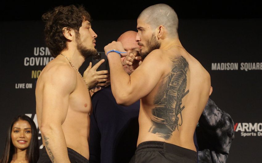 Видео боя Мельсик Багдасарян - Бруно Соуза UFC 268