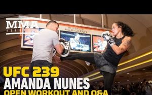 Отрытые тренировки участников турнира UFC 239: Джон Джонс - Тиаго Сантос
