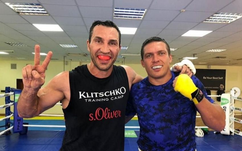 Александр Усик рассказал, что получил от Кличко совет на бой с Фьюри: "Это секрет"
