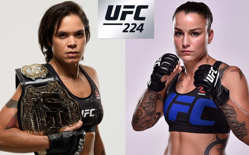 Видео боя Аманда Нуньес - Ракель Пеннингтон UFC 224