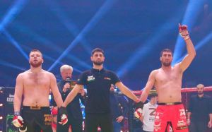 Видео боя Евгений Михайлов – Сатрудин Вахидов AMC Fight Nights 110
