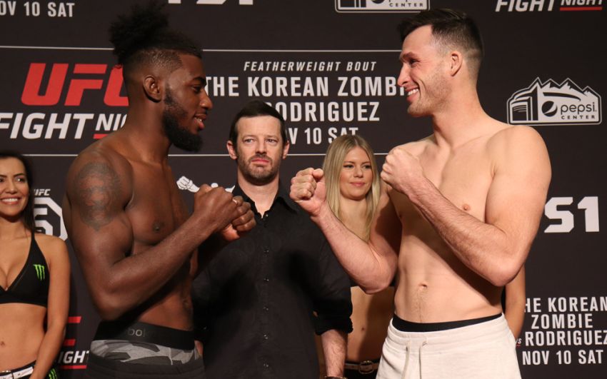 Видео боя Джулиан Эроса - Девонте Смит UFC Fight Night 139