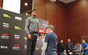 Взвешивание участников турнира UFC Fight Night 149 Санкт-Петербург