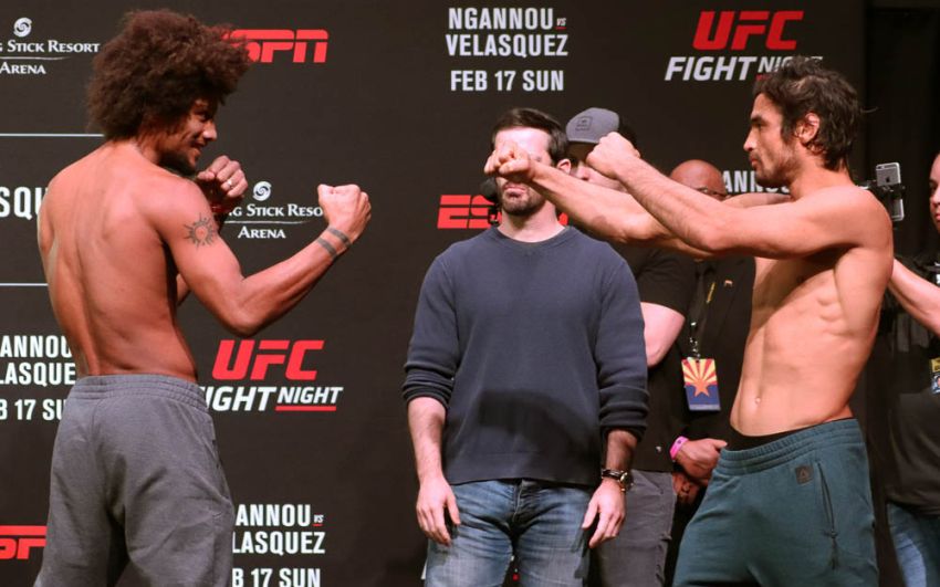 Видео боя Крон Грейси - Алекс Касерес UFC on ESPN 1