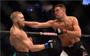 Видео боя Конор МакГрегор - Нейт Диас UFC 202
