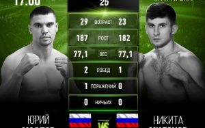 Видео боя Юрий Маслов - Никита Молохов GFC 25