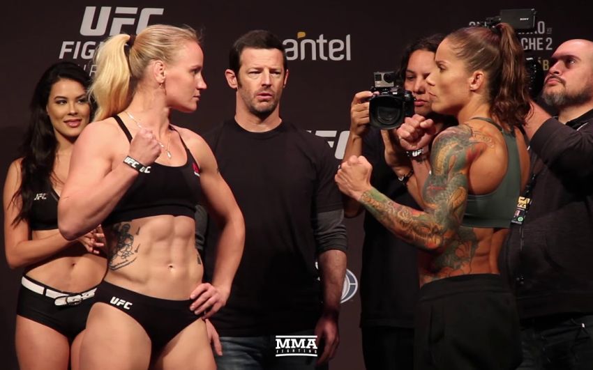 Церемония взвешивания турнира UFC Fight Night 156: Валентина Шевченко - Лиз Кармуш