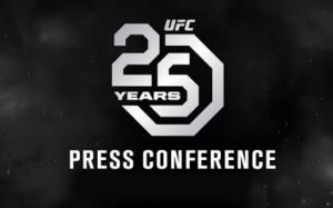 Прямая трансляция UFC 25th Anniversary Press Conference в Лос-Анджелесе