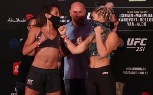 Видео боя Аманда Рибас - Пейдж ВанЗант UFC 251