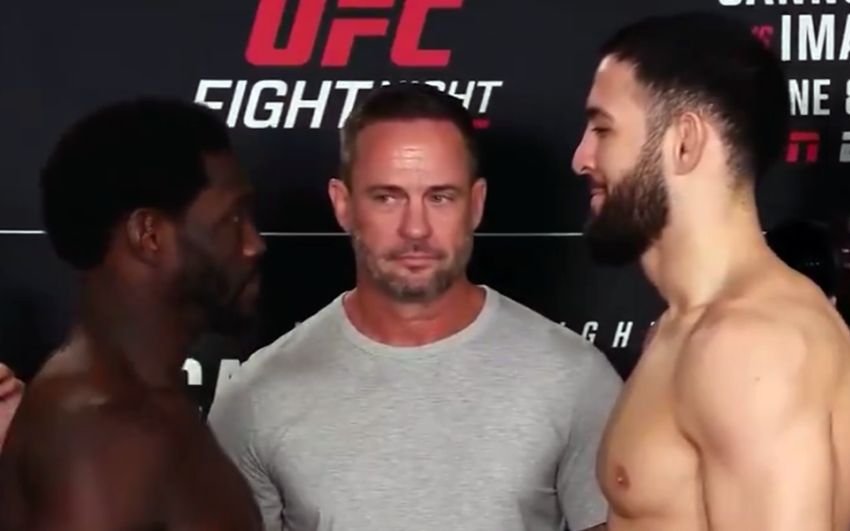 Результаты взвешивания UFC on ESPN 57