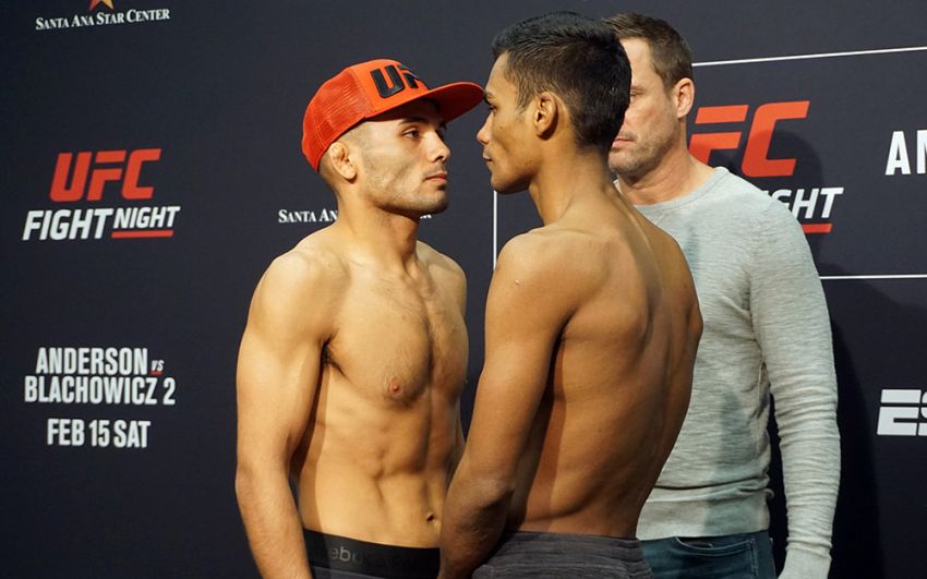 Видео боя Марк Де Ла Роса - Раулиан Пэйва UFC Fight Night 167