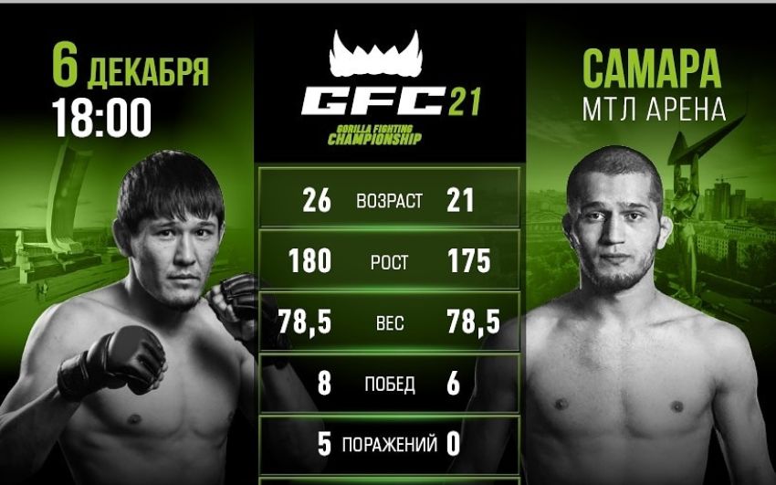 Видео боя Данияр Колбаев - Абдурахман Алимагомедов GFC 21