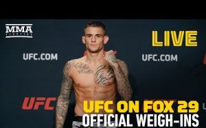 Видео взвешивания к турниру UFC on FOX 29: Джастин Гэтжи - Дастин Порье