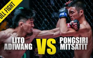 Видео боя Лито Адиванг - Понгсири Мицатит ONE Championship: Fire & Fury