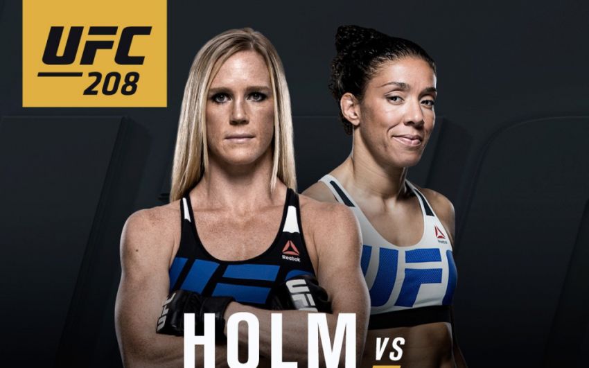 Видео боя Холли Холм - Жермейн де Рандами UFC 208
