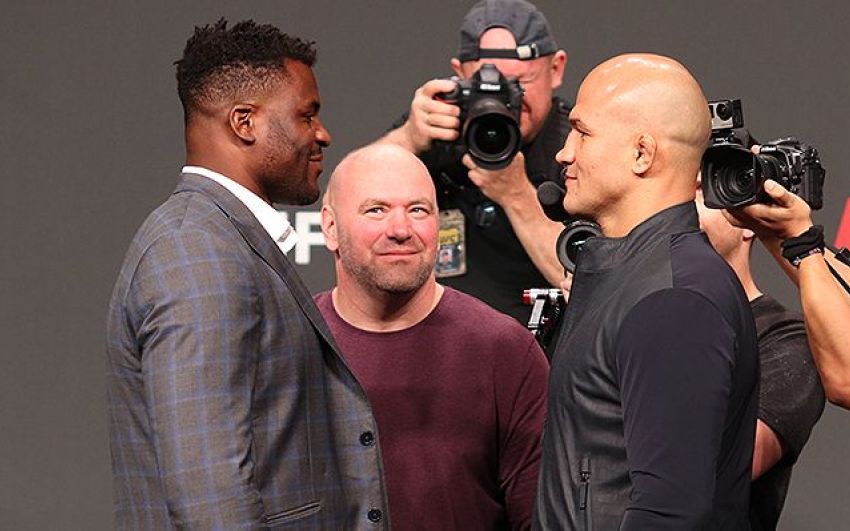 Прогнозы бойцов MMA на бой Фрэнсис Нганну - Джуниор Дос Сантос на UFC on ESPN 3