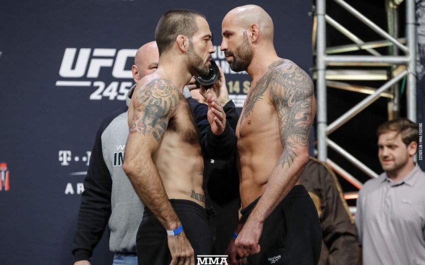Видео боя Мэтт Браун - Бен Сондерс UFC 245