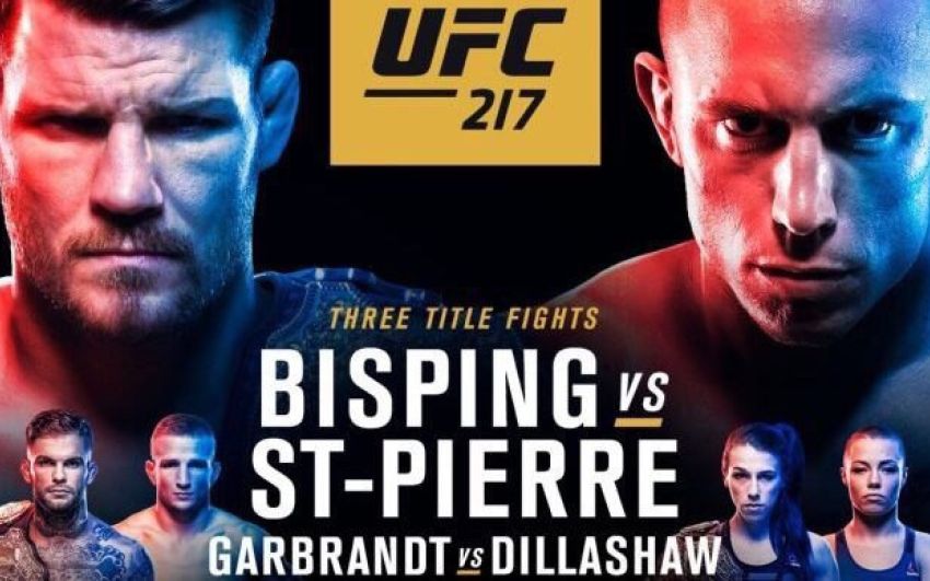 Финальные результаты турнира UFC 217