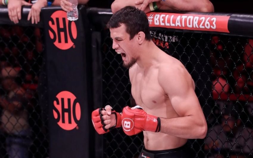 Усман Нурмагомедов "задушил" Патрика Пиетилу на Bellator 269