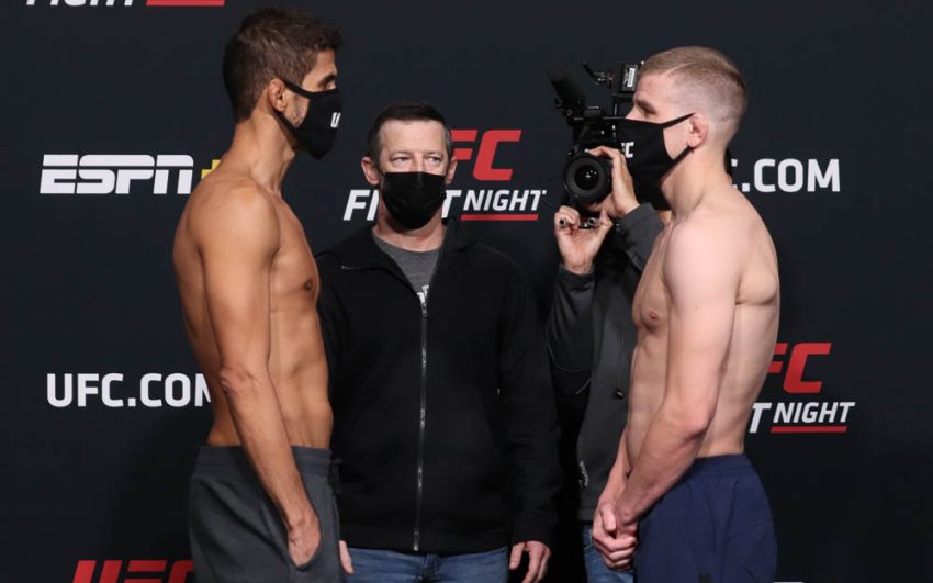 Видео боя Грант Доусон - Леонардо Сантос UFC on ESPN 21