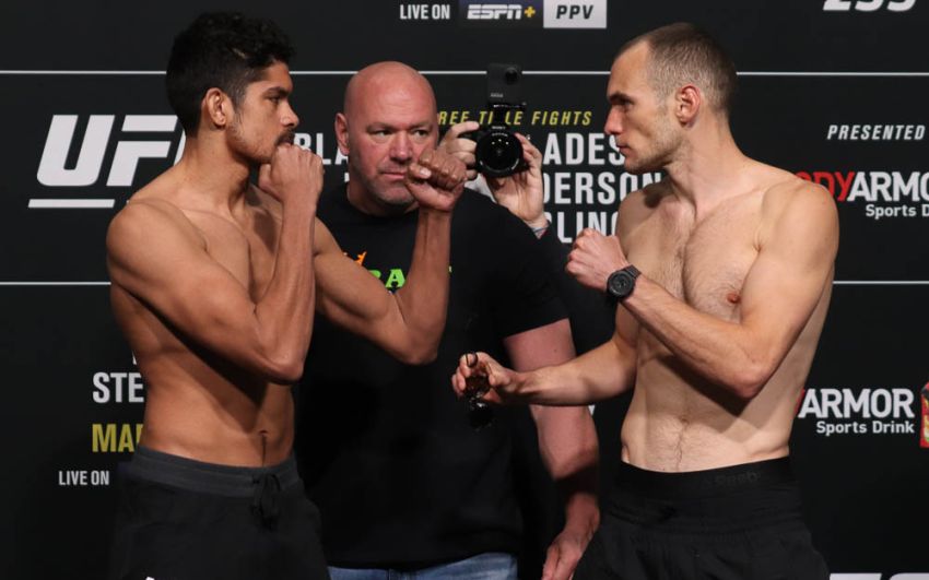 Видео боя Аалон Круз - Урос Медич UFC 259