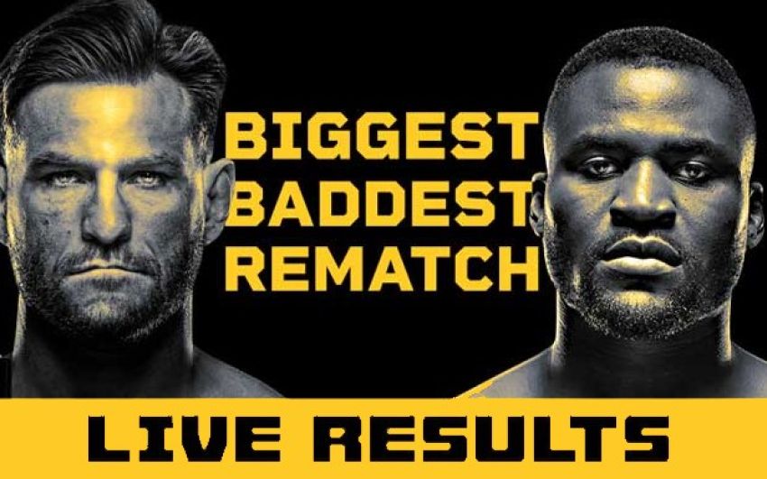 Результаты турнира UFC 260