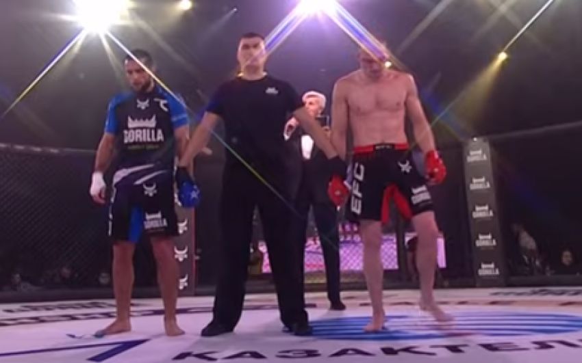 Видео боя Ахкубек Омаров - Дмитрий Шестаков EFC 31