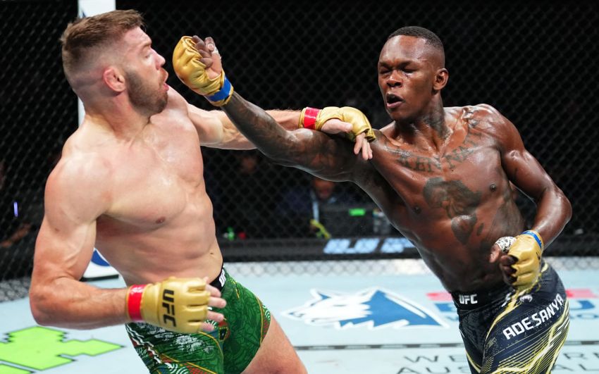 Видео боя Дрикус дю Плесси – Исраэль Адесанья UFC 305