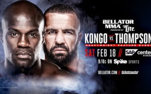 Анонс поединка Чейк Конго - Оли Томпсон на Bellator 172