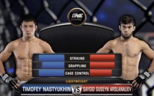 Видео боя Тимофей Настюхин - Сайгид-Гусейн Арсланалиев ONE Championship