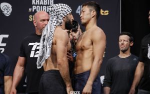 Видео боя Белал Мухаммад - Такаши Сато UFC 242