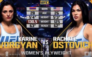 Видео боя Карине Геворгян - Рэйчел Остович TUF 26 Finale