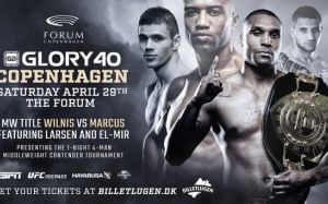 GLORY 40 пройдет 29 апреля в Дании