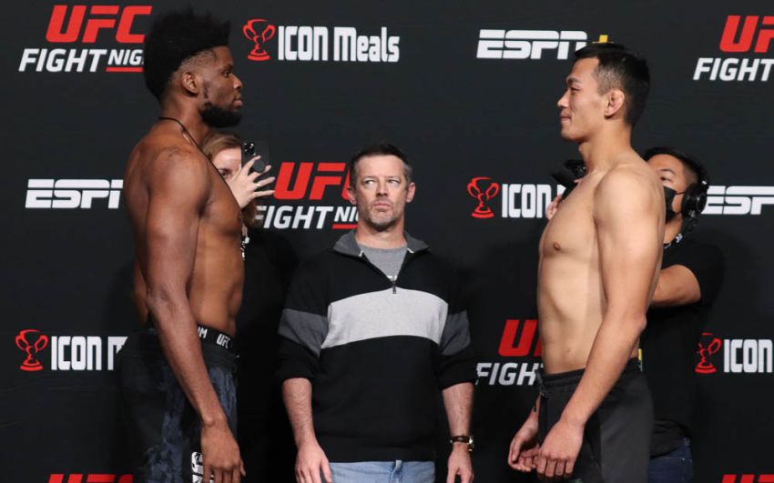 Видео боя Чон Да Ун - Кеннеди Нзечукву UFC Fight Night 197