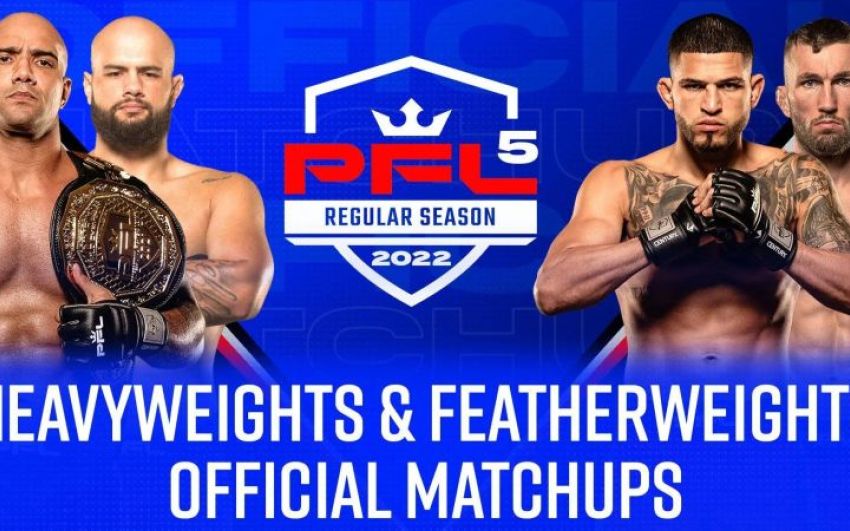 Результаты турнира PFL 5: 2022 Regular Season