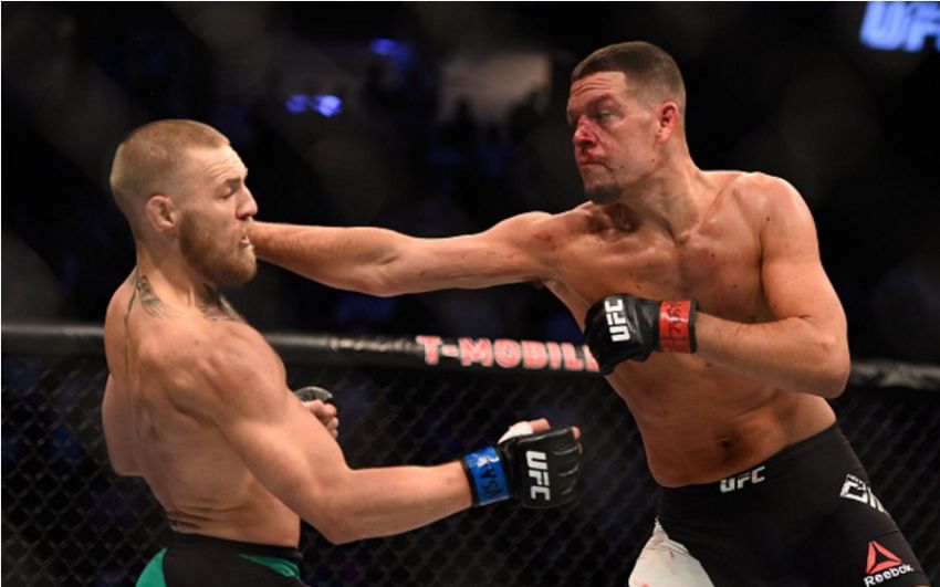 Видео боя Конор МакГрегор - Нейт Диас UFC 202