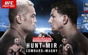 Прямая трансляция UFC Fight Night 85 Марк Хант vs Фрэнк Мир