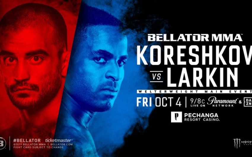 Прямая трансляция Bellator 229: Андрей Корешков - Лоренц Ларкин